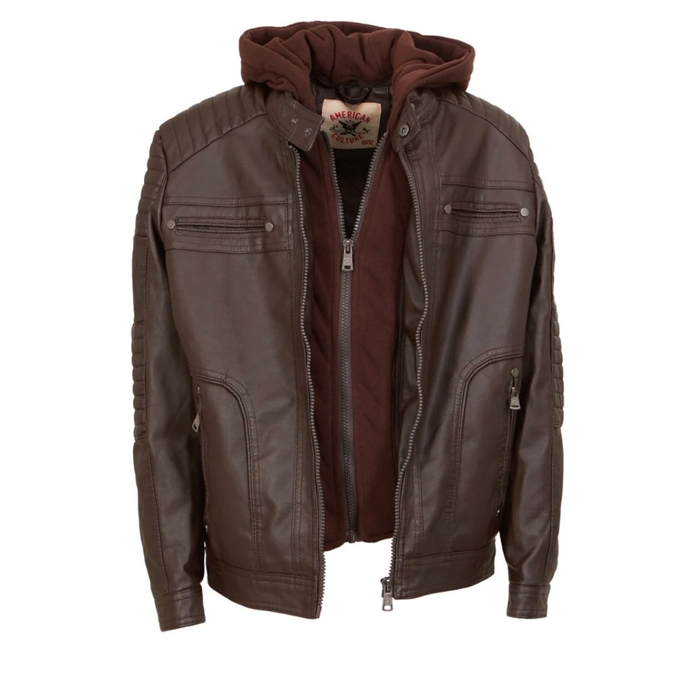 Kids size 10/12 fully loaded moto jacket from American Culture